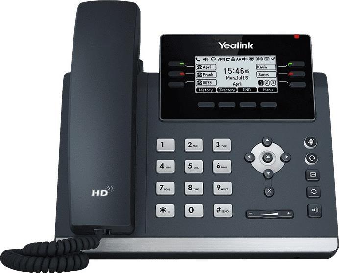 Yealink SIP-T42U VoIP-Telefon mit Rufnummernanzeige (SIP-T42U)