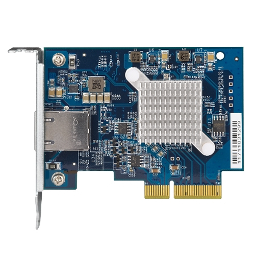 QNAP QXG-10G1T 10GbE Netzwerkadapter PCIe 3.0 x4 Low-Profile Blau