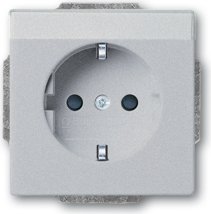 Busch Jaeger 20 EUN-83 Steckdose CEE 7/3 Grau (2011-0-3810)