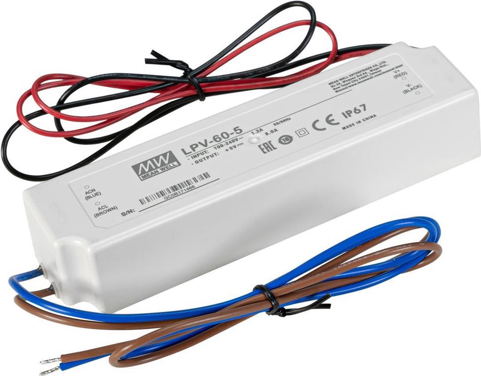 MEANWELL Schaltnetzteil 40W / 5V IP67 (51405142)