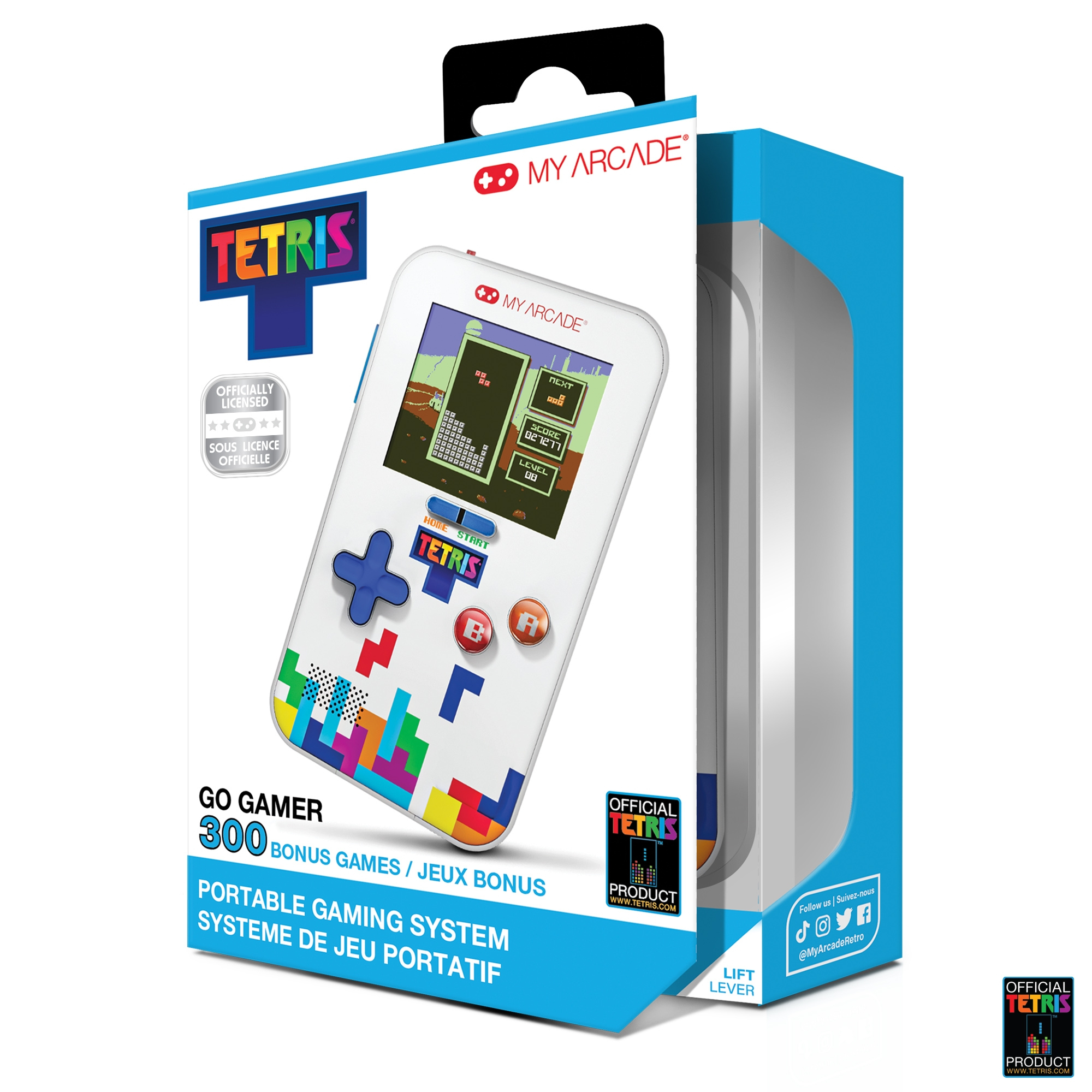 dreamGEAR My Arcade Go Gamer Tetris Tragbare Spielkonsole 2,5" Mehrfarbig