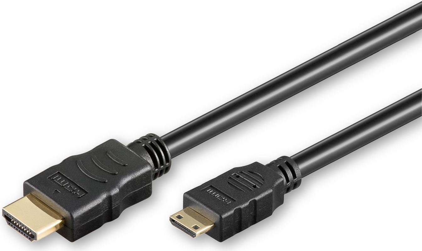 Microconnect HDM19192V2.0C HDMI-Kabel 2 m HDMI Typ A (Standard) HDMI Type C (Mini) Schwarz (HDM19192V2.0C)