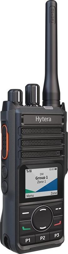 Hytera HP565 V1 VHF DMR-Funkgerät 136-174 MHz 5W IP67 mit Display und Akku