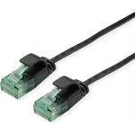 ROLINE RM UTP Patchkabel Kat6A/Kl.EA SLIM schwarz 3m - UTP (21.45.3456)