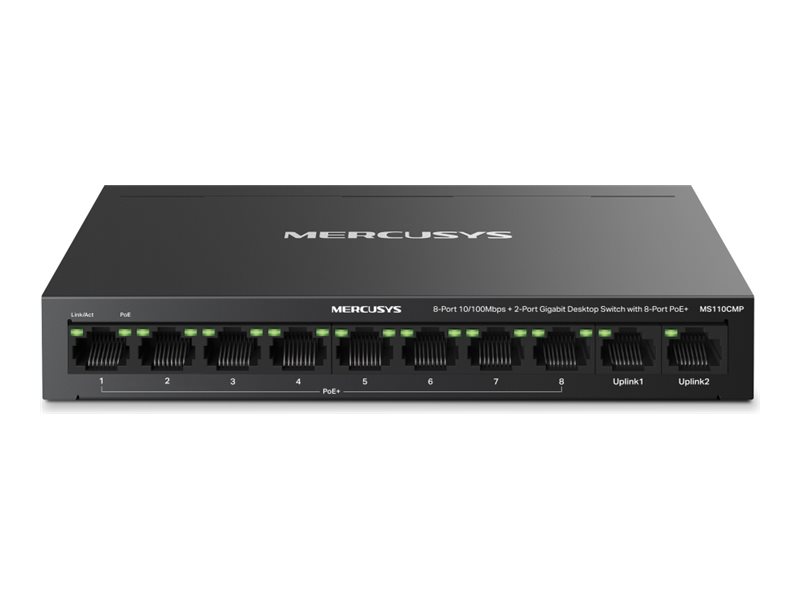 Mercusys MS110CMP V1 PoE+ Switch Schwarz