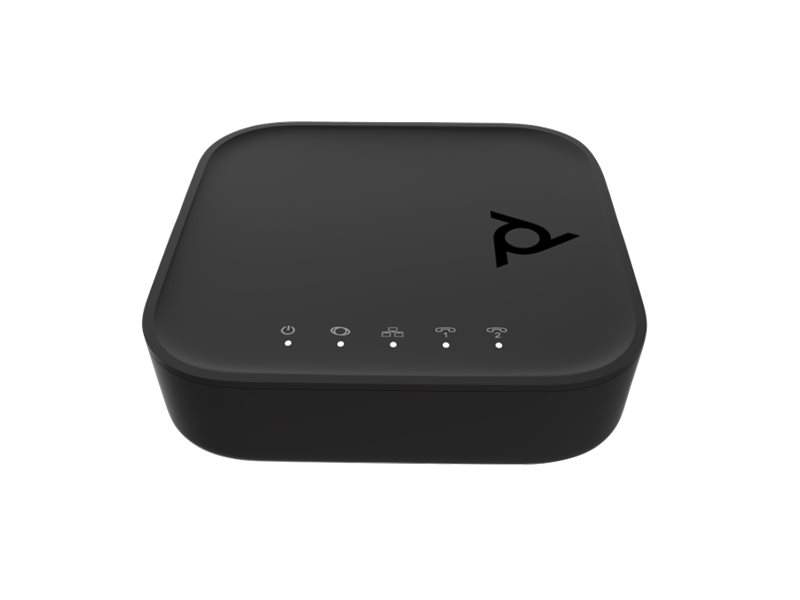 Poly ATA 402 VoIP-Telefonadapter Schwarz