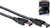 Advanced Cable Technology SB3010 0.5m USB A USB A Männlich Männlich Schwarz USB Kabel (SB3010)