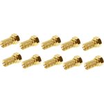 SHVP 85004-10AG - F-Stecker 5.2 vergoldet mit großer Mutter 10 (BS85004-10AG)