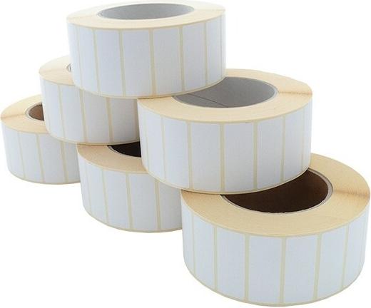 ARTDEV Etikettenrolle - Thermotransfer, 50 x 20mm, D135mm, Kern 76, 3000 Etiketten/Rolle, permanent (ETP 050-020 K76 D135)
