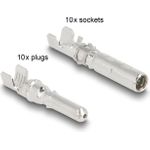 Delock DL4 Solar Stiftkontakte zum Crimpen für Stecker und Buchsen, 20 Stück (60058)