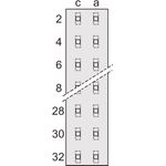 SCHROFF Federleiste - FEDERLEISTE D32, LOETOESE (69001698)