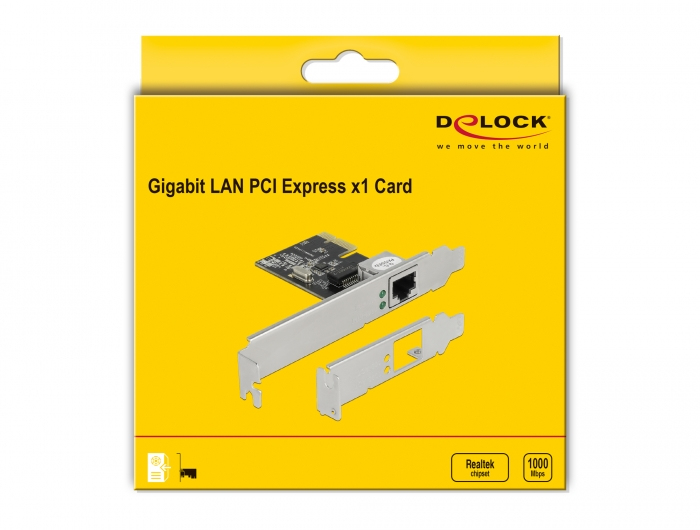 Delock 89189 PCI Express x1 Netzwerkadapter 1000 Mbit/s