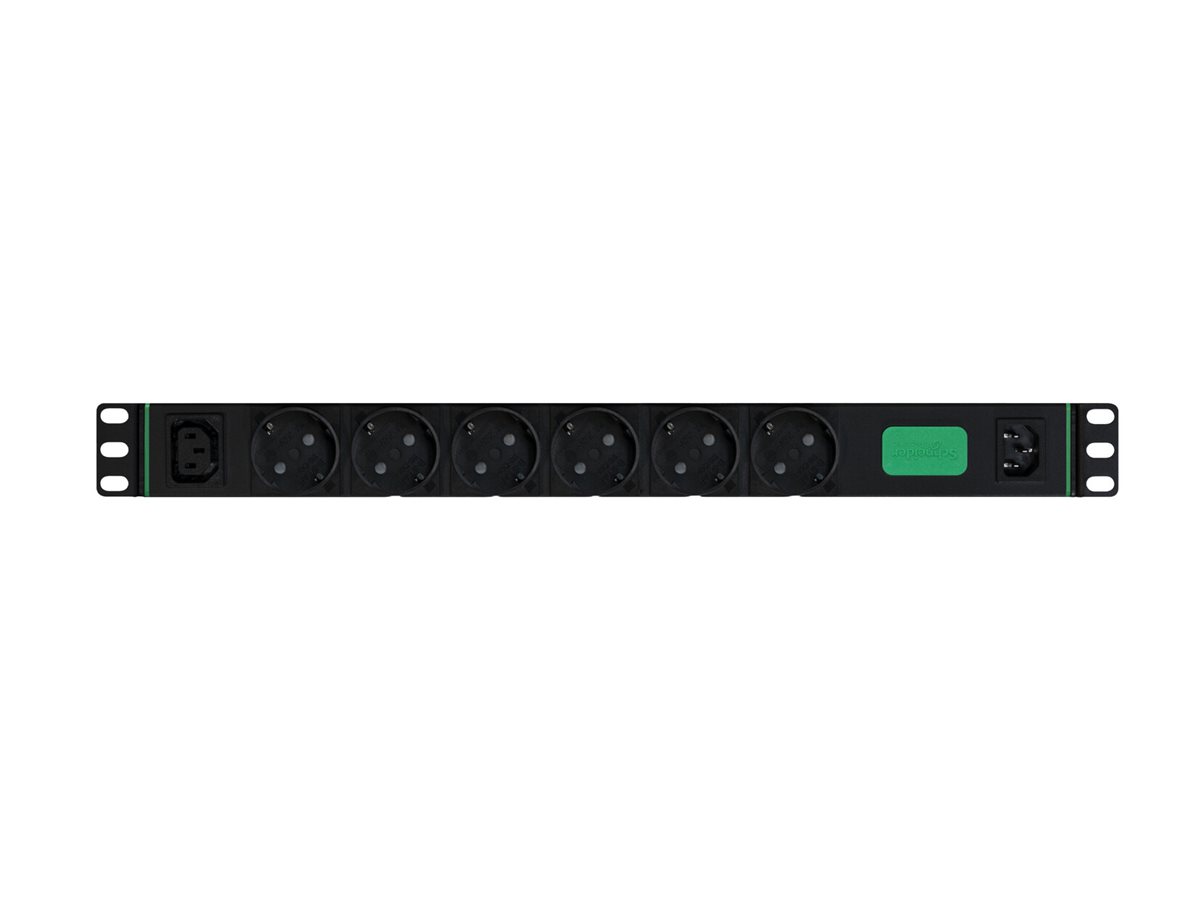 APC Easy Rack PDU Basic 1U 1-phasig 2,3 kW 200-240 V 6x SCHUKO 1x C13 C14-Eingang