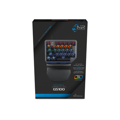 MediaRange MRGS100 Gaming-Keypad USB QWERTZ Schwarz, Silber