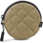 Hama Kopfhörertasche für In-Ear und Zubehör, Karabiner, rund, Organizer, Beige (00231047)