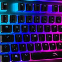 HyperX Pudding Keycaps Tastenkappen Schwarz (HKCPXA-BK-DE/G) (4P5P4AD#ABD)