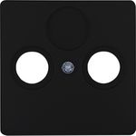 Kopp Abdeckung Abdeckung Paris Schwarz (matt) 334950185 (334950185)