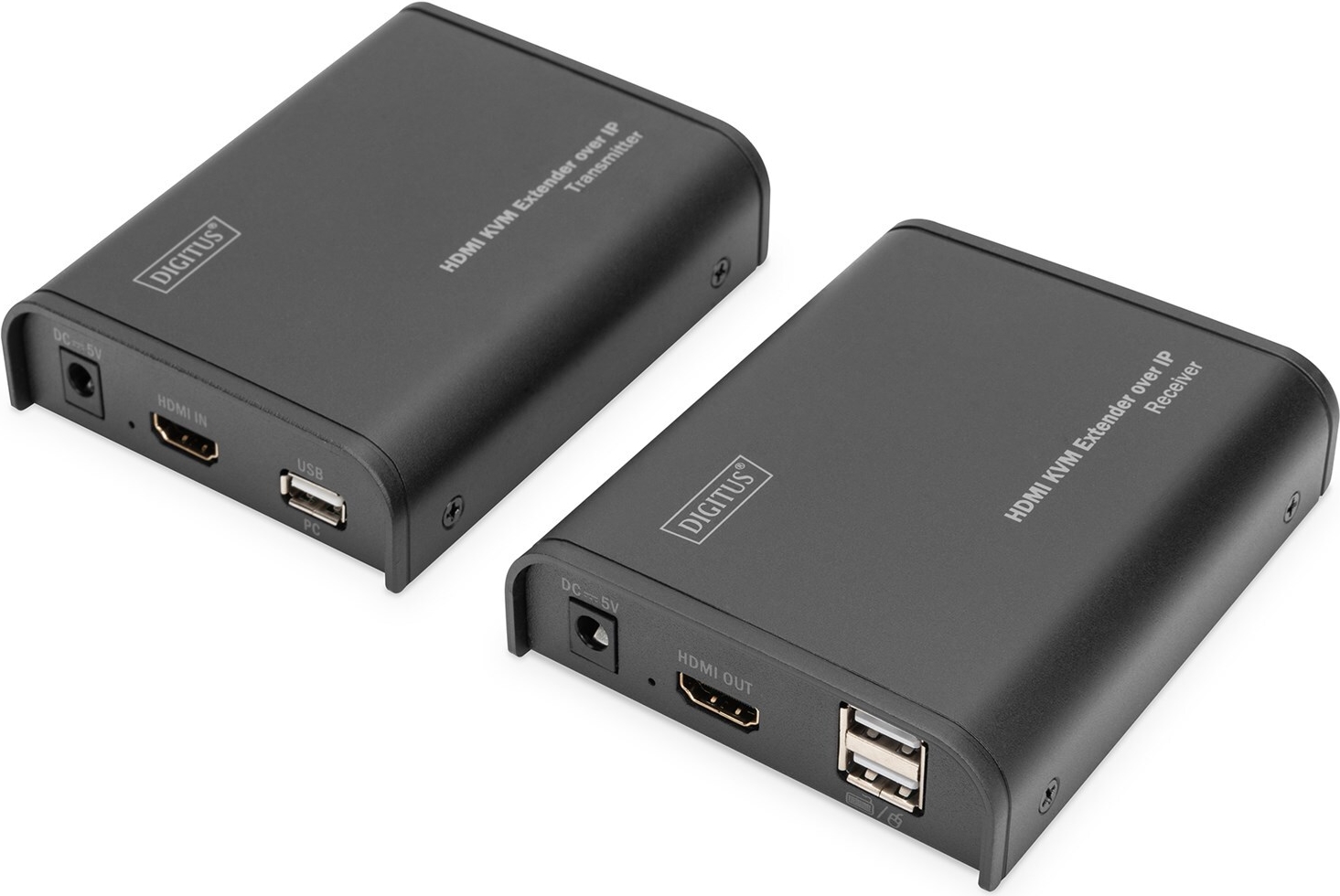 Digitus DIGITUS Professional DS-55202 HDMI KVM Extender 120 m Schwarz