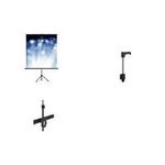 magnetoplan Stativ-Leinwand Cinestativ (B)1.800 x (H)1.800 Projektionsleinwand mit einklappbarem Dreibeinstativ (6100115)