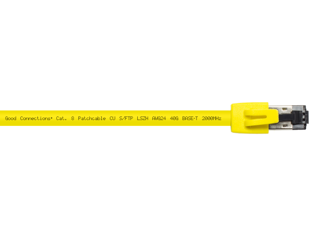 Good Connections 8080-150Y Netzwerkkabel Cat8.1 S/FTP 15 m RJ-45 Gelb