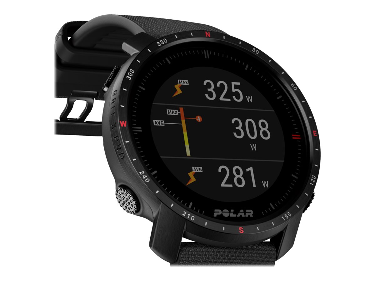 POLAR Grit X Pro Smartwatch 1,2" GPS Bluetooth Schwarz