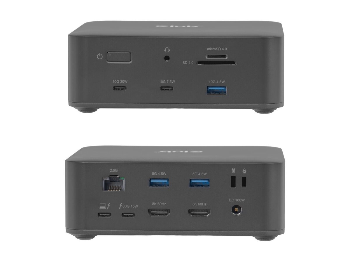 Club 3D CSV-2562 Thunderbolt 5 13-in-1 Dockingstation Schwarz