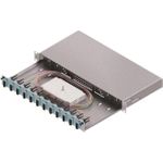 ZVK LSB1B113 LWL-Spleißgehäuse Basic 1HE 12x SC-Duplex Standard OM3 ausziehbar (LSB1B113)