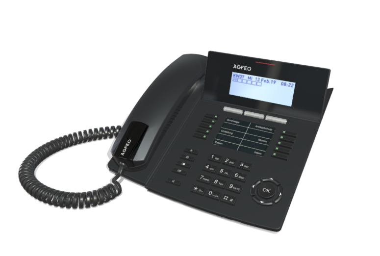 AGFEO ST 54 IP VoIP-Telefon Schwarz