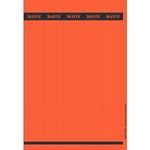 LEITZ Ordnerrücken-Etikett, 39 x 285 mm, lang, schmal, rot passend für LEITZ Standard- und Hartpappe-Ordner 1050 und (1688-00-25)