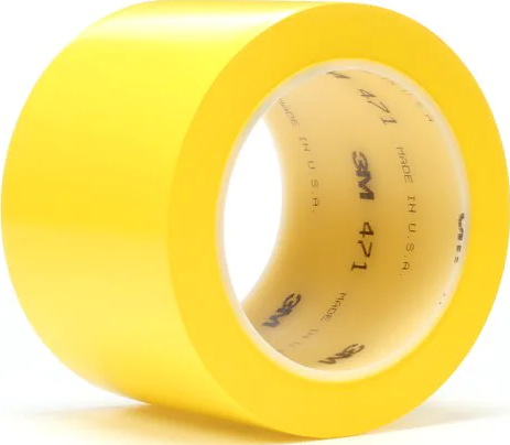 3M 7000028852 Klebeband Für die Nutzung im Innenbereich geeignet 50 m Polyvinylchlorid (PVC) Gelb (7000028852)
