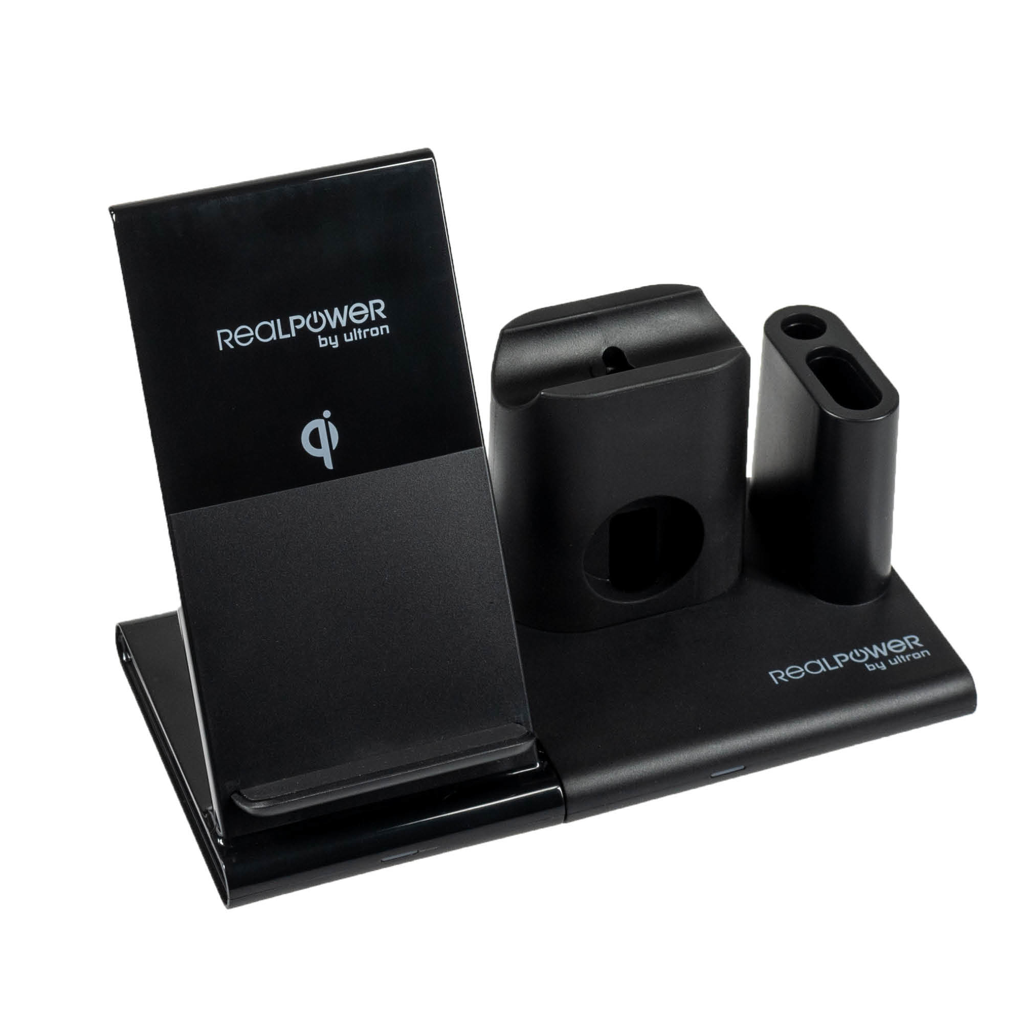 RealPower ChargeAIR Connect Kabellose Ladestation USB Typ-C Schwarz