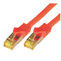 M-CAB CAT 7 S/FTP Patchkabel 0,5 m Rot