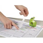 tesa ecoLogo Easy Cut Handabroller für Klebefilm 19mm x 33m nachfüllbarer Handabroller, ergonomisches Design, Wellen- (57956-00000-00)