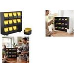 deflecto Teebeutel-Organizer, 12 Schubladen aus Polystyrol, 12 herausnehmbare Schubfächer zum - 1 Stück (DEFTBOC12)