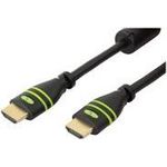 HDMI Kabel High Speed mit Ethernet Schwarz mit Ferrit 5 m Hersteller: Techly (ICOC-HDMI-FR-050)