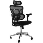 Equip Ergonomischer Bürostuhl mit Kopf und Armstützen sw lite Retail (651053)