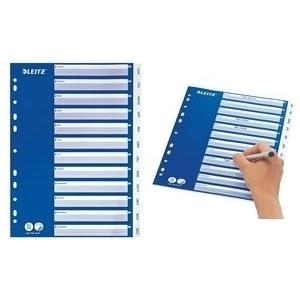 Esselte-Leitz Leitz Plastikregister Jan-Dez 12546001 A4 PP ws