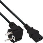 InLine 80er B-Pack Netzkabel Schutzkontakt gew. Kaltgerätest. C13 0 - Strom/Netzteil (B-16647F)