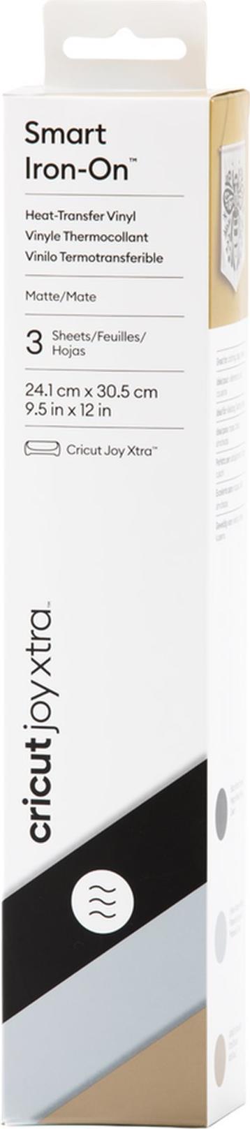 cricutâ„¢ Joy Xtra Smart Iron-On Classic-Muster Aufbügelfolie 3 St. farbsortiert 24,1 x 30,5 cm, 3 St. (2010395)