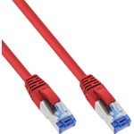 InLine 15er B-Pack Patchkabel S/FTP PiMf Cat.6A halogenfrei rot 7 (B-76807R)