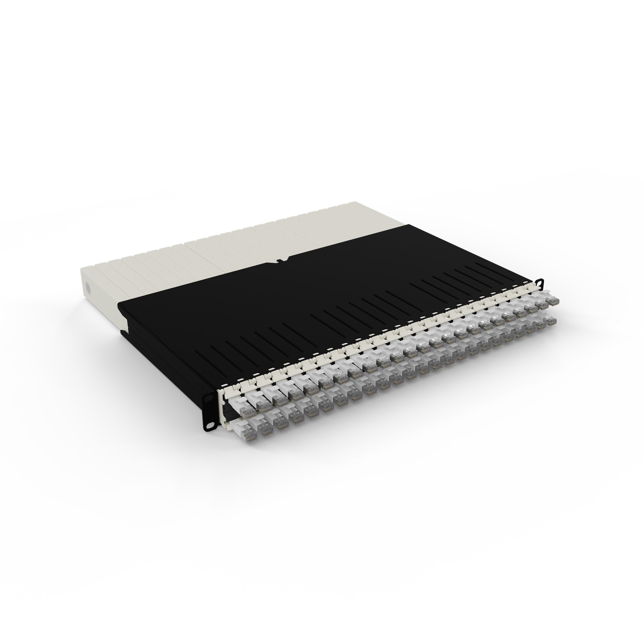 PATCHBOX patchbox.one 8RU STP CAT 6a Weiß