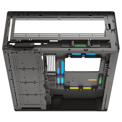 HAVN HS 420 Midi-Tower PC-Gehäuse E-ATX Tempered Glass Schwarz