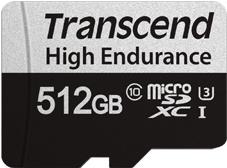 Transcend USD350V 512 GB MicroSDXC UHS-I Klasse 10 (TS512GUSD350V)