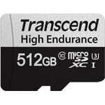 Transcend USD350V Flash-Speicherkarte (microSDXC-an-SD-Adapter inbegriffen) (TS512GUSD350V)