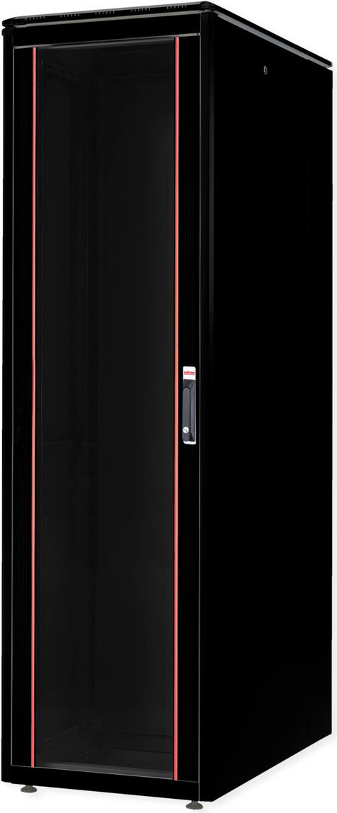 ROLINE 19 Zoll Netzwerkschrank Pro 47 HE 600x1000 BxT Glastür schwarz (26.21.0236)