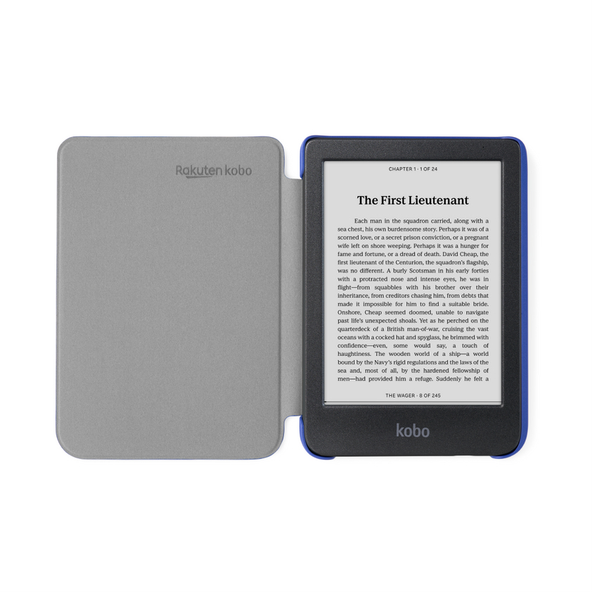 Kobo Clara SleepCover Flip-Hülle 6" Kobaltblau