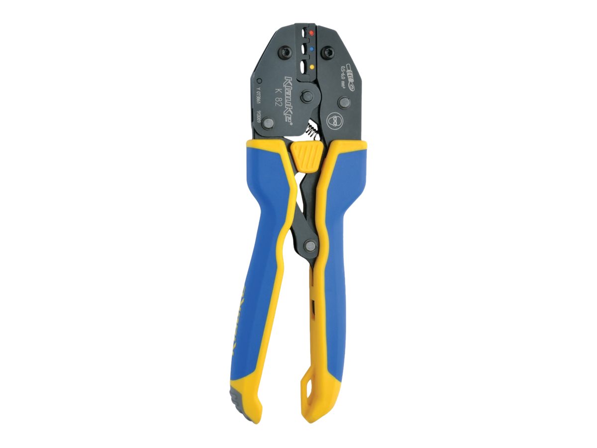 Klauke K82A Presswerkzeug für isolierte Kabelverbinder 225 mm Blau, Grau, Gelb