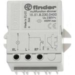 Finder Stromstoß-Schalter mit Dimmer, Serie 15.51.8.230 15.51.8.230.0400 230 V/AC 1 Schließer/Dimmer 230 V/AC Min. 15 W/ (15.51.8.230.0400)