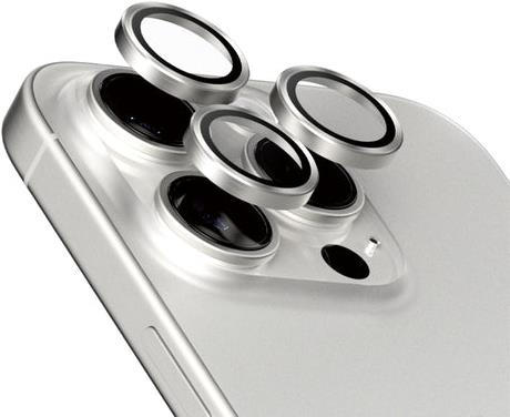 PanzerGlass Hoops iPhone 15 Pro Pro Max White Titanium (1197)