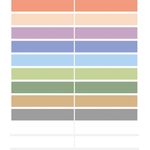 HERMA 15238 Rechteck Dauerhaft Mehrfarben 60Stück(e) selbstklebendes Etikett (15238)